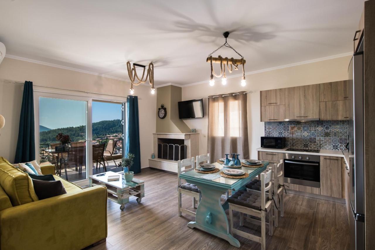 Apartmán Casa De Blue Kariá Exteriér fotografie